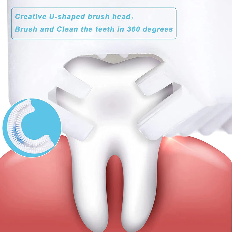 Kids U-Shaped Large Toothbrush for Toddlers & Children