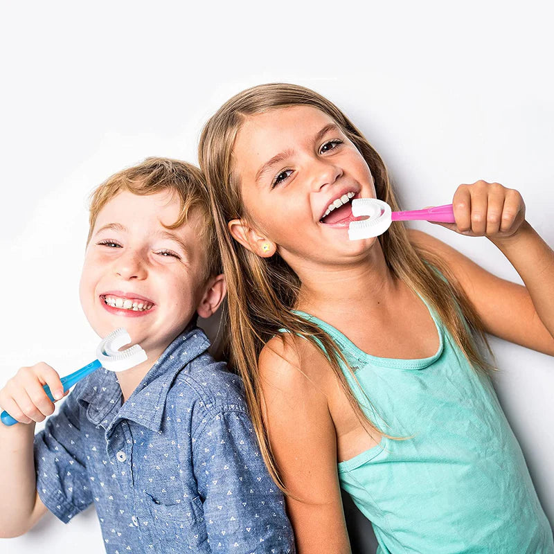Kids U-Shaped Large Toothbrush for Toddlers & Children