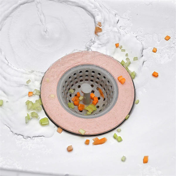 Silicone Sink Strainer Kitchen Drain Basket – Anti-Clog Sink Drainer