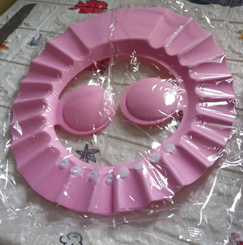 Adjustable Soft Baby Bath Shower Cap – Safe Hair Wash Protection for Kids