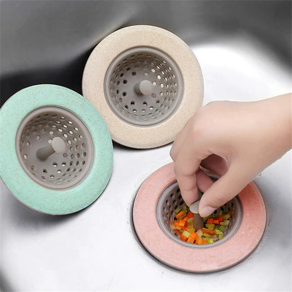 Silicone Sink Strainer Kitchen Drain Basket – Anti-Clog Sink Drainer